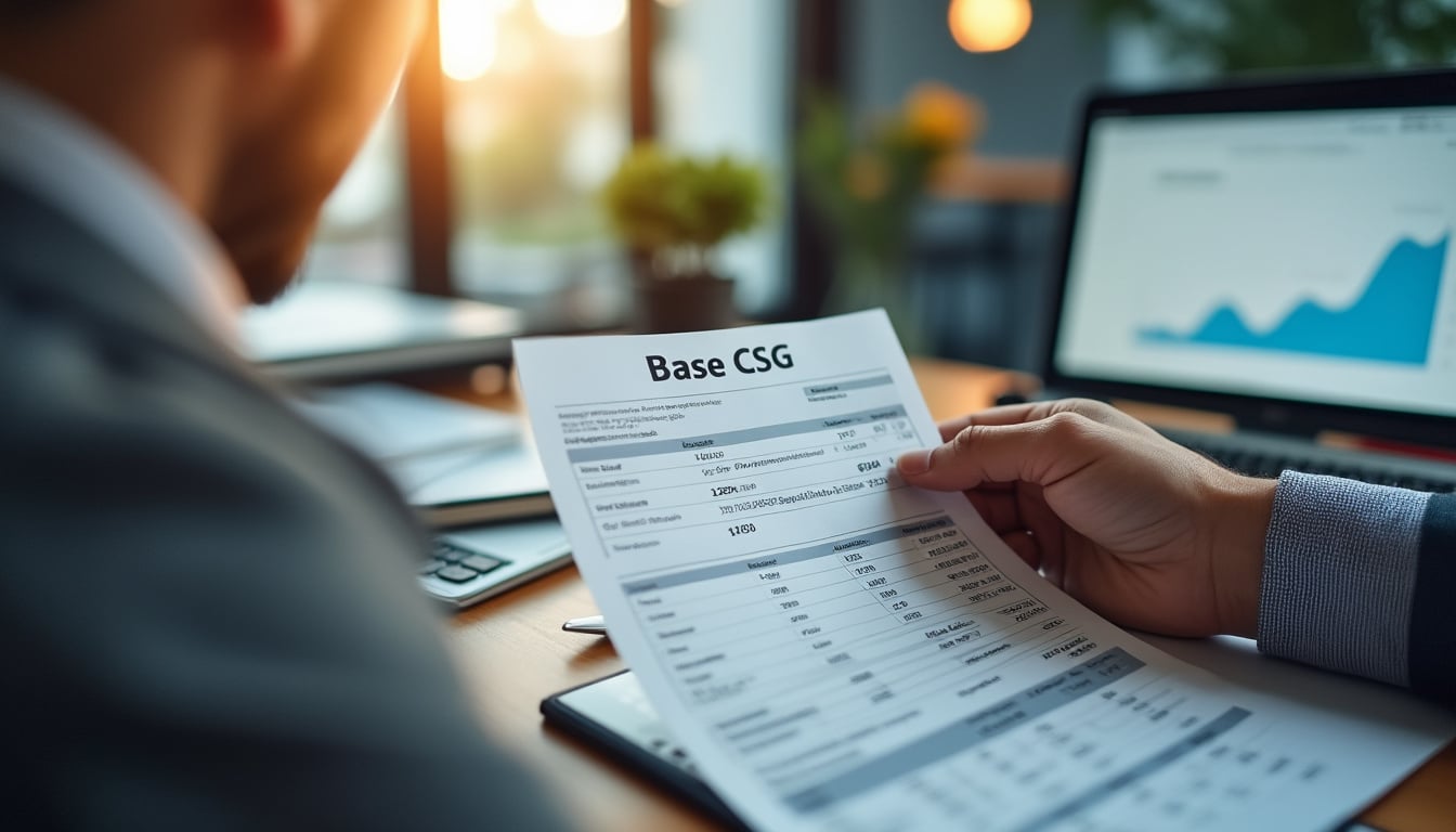 Illustration: Comprendre la contribution sociale généralisée et sa base sur la fiche de paie