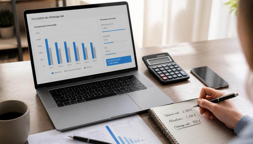 Estimer son chômage net et calculer ses droits
